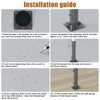 Umbrella Stand Tube Outdoor - 0.68-1.81” Stainless Steel Umbrella Tube