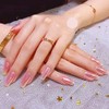 Polvo Cromo Uñas Colores Sirena Neón Resplandor Gel Polaco Metálico
