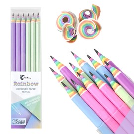 (HB) HB Pencil Pencil Pencil Set of 12, Colorful Stationery, Cute, Elementary School Students, Funny, Rainbow Pencils, Gift, Eco Stationery (HB)