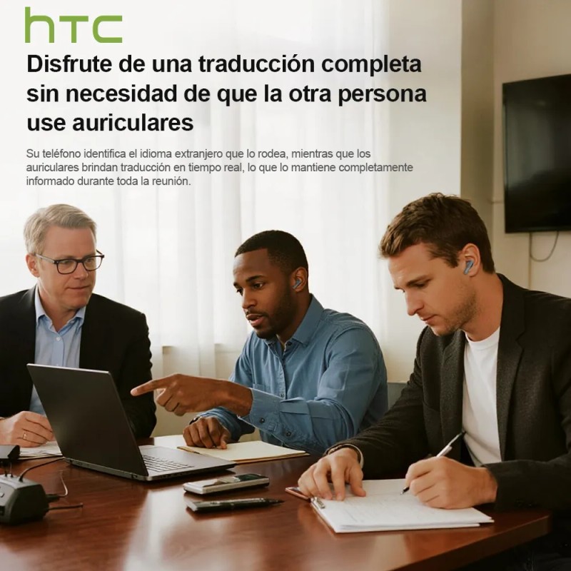 Audfonos Htc Ne40 Ai Auriculares Inalambricos Bluetooth 6.0 Traductores Traduccin