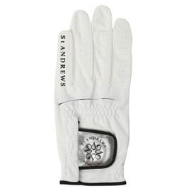 St Andrews 042-5985251 030_White x Black LL (9.8 - 10.2 inches (25 - 26 cm) Men's Gloves (Synthetic Leather Fabric)