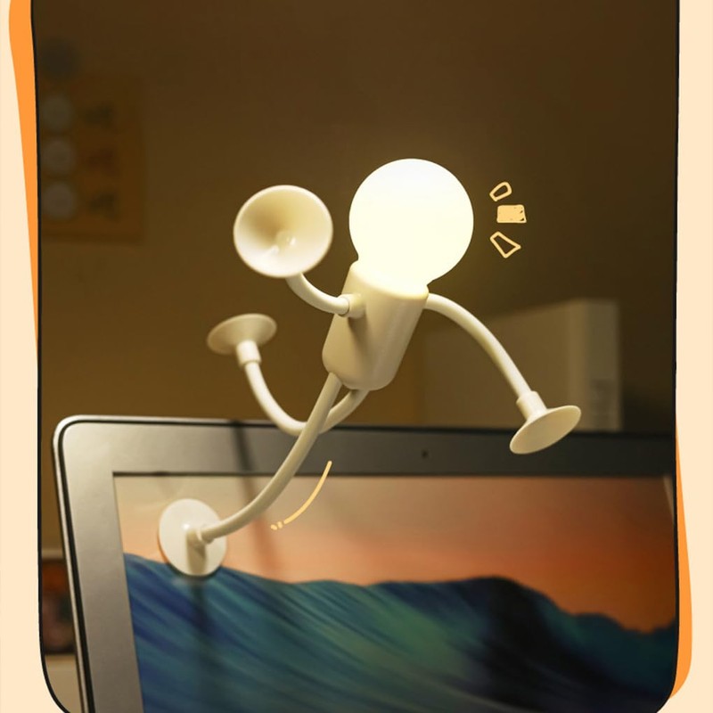 Allayu Inverted Funny Sports Night Light Changeable Shape Lamp for