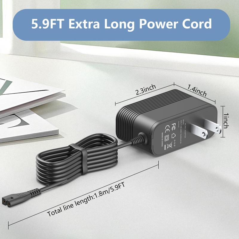 5V Adapter Charger for Kokido Handheld Pool Vacuum Compatible with