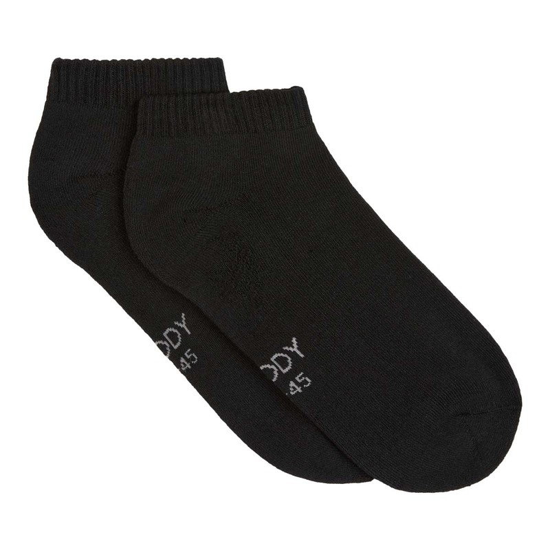 Boody Cushioned Ankle Socks, White / 40-45
