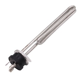 DERNORD 120V 1650W Tri-clamp Foldback Heating Element Stainless Steel Immersion Water Heater with 3-Wire Electrical Locking Plug (1.5 Inch Tri clamp)