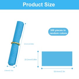 LWLWA Pack of 350 Loose Tombola with Metal Ring Message Capsule, Multiple Colours Loose Tombola, Can Be Written for Festival Activities, Express Blessings, Valentine's Day, Anniversary Activities