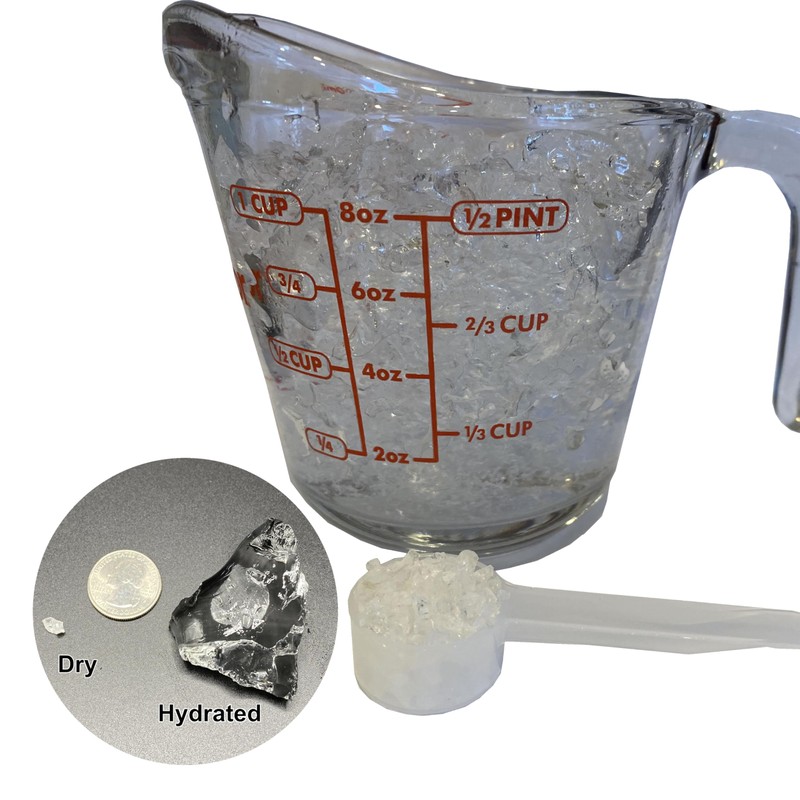 Crystal Gel Humidification Granules for Humidors – 8 Oz Bag