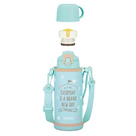 Thermos FJJ-802WF MBE Vacuum Insulated 2-Way Bottle, 0.8L/0.83L Mint Beige