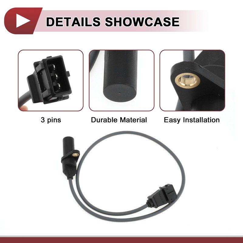 HEROFFIX 1 Pc Crankshaft Position Sensor for FIAT Punto 1.2