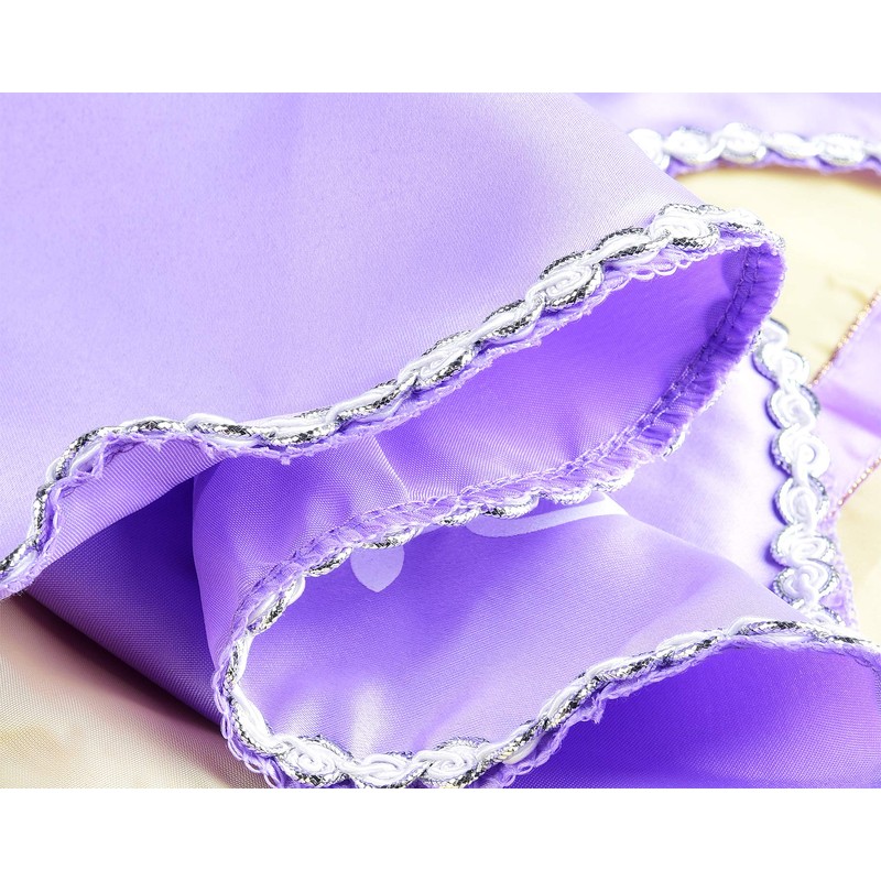 JerrisApparel Girls Princess Sofia Costume Floor Length Birthday Party Dress