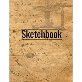 Sketchbook: Beautiful Sketchbook for Kids and Adults with 110 pages of 8.5 x 11" Blank White Paper for Drawing, Doodling or Learning to Draw; Unique Gift for Artists; Gifts for Inventors