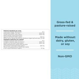 Ancient Nutrition Ancient Nutrition Multi Collagen Protein Powder - Unflavoured, Formulated by Dr. Josh Axe, 4 Collagen Sources, 5 Types of Collagen, 480 Grams