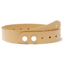 Peace Kobo Sports Belt, Inner Belt, Men's, Rubber Belt, Grooming, Golf, Baseball Referee, beige, M