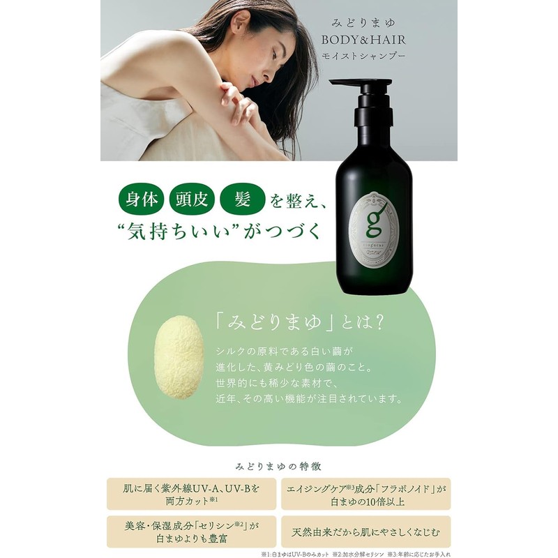 Itoguchi Midori Mayu Body & HAIR Moist Shampoo (Mini Trial))
