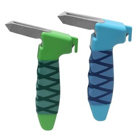 POXIAOER Car Handle Mobility Aid, 2 Pack Car Door Handle for Disabled, 3 in 1 Multifunctional Elderly Disability Aids Standing Assist Aid Getting in Out Car, Escape Tool, Window Breaker