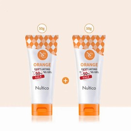 Natural Orange Peel Gel - Gentle Exfoliation for Face & Body - 50g:_3 psc