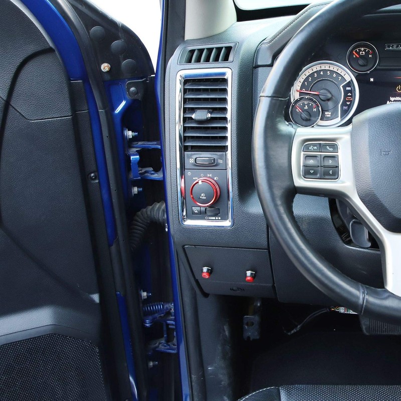 Voodonala for Dodge RAM Aluminum Headlight Headlamp Switch Control Adjustment