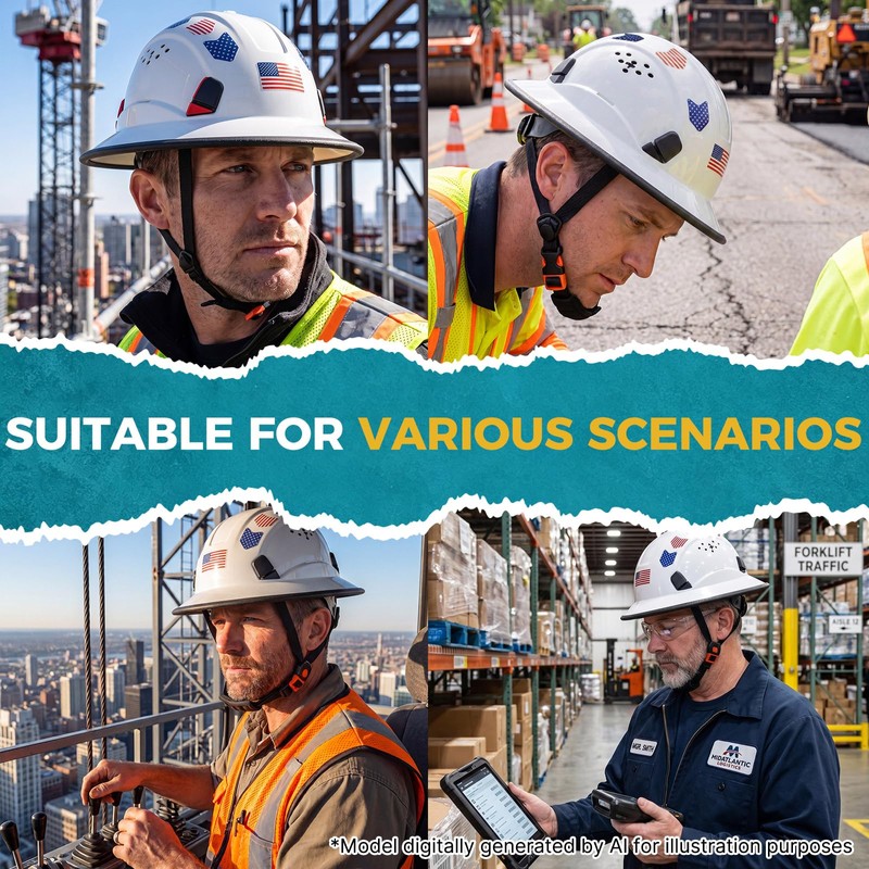 Aolamegs Safe Full Brim Hard Hat Type 2 Class C