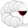 Yesland 8 Pack Crystal Coasters Tea Bag Coaster - 3.75