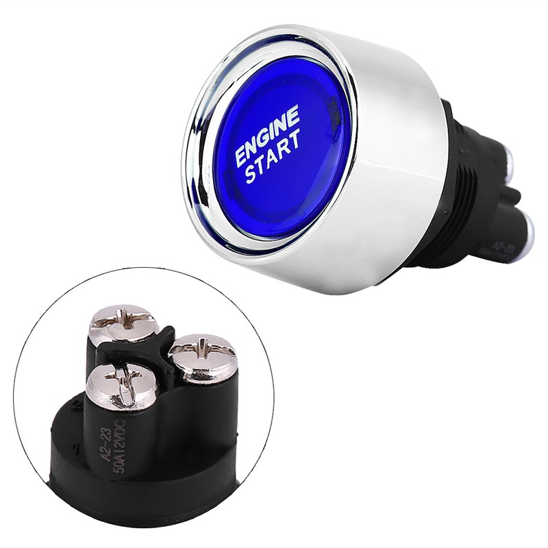 12V-24V 50A Car Vehicle Engine Start Push Button Switch Ignition