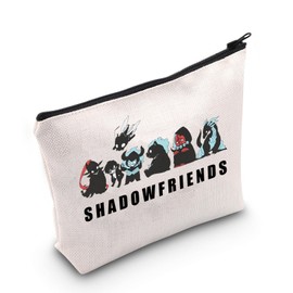 MNIGIU Anime Solo Shadow Inspired Shadowfriends Makeup Bag Solo Lev Anime Friend Gift Sung Jin Woo Gift, Shadowfriends