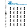 YeeBeny 192 Inch Fan Pull Chain Extension with 25 PCS