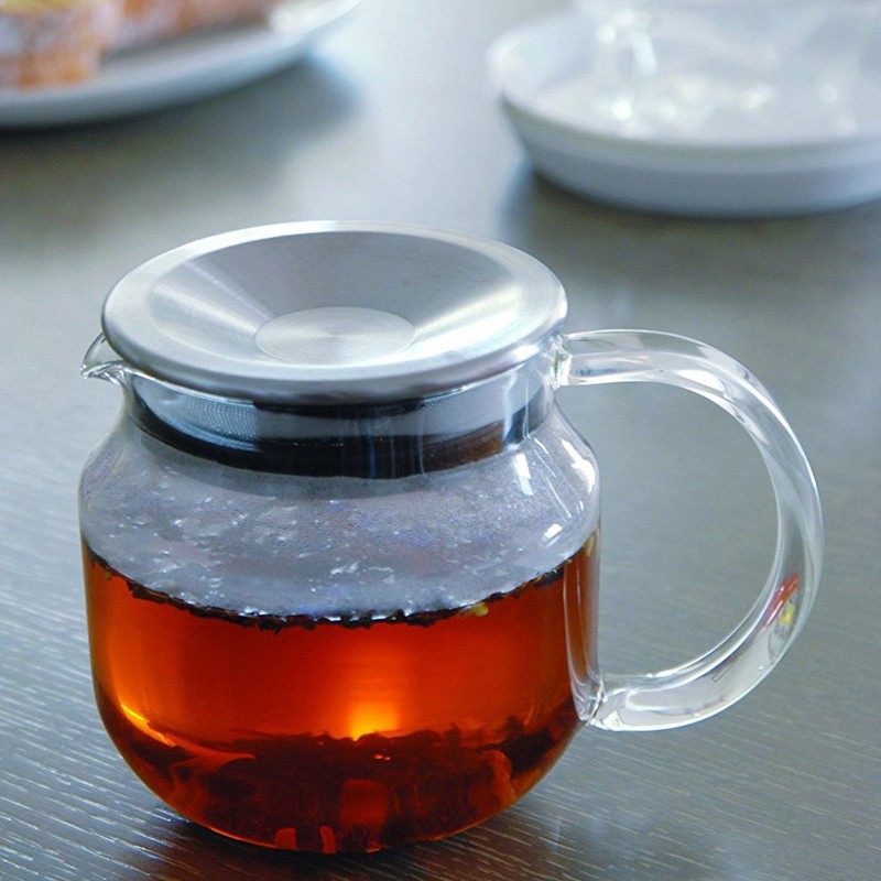 KINTO 8684 One-Touch Teapot, 15.2 fl oz (450 ml), Stainless