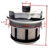 iFJF FD-4596 Fuel Filter and F81Z9G270BA Aluminum Fuel Filter Cap