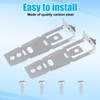 2pcs WD01X27759 Dishwasher Mounting Brackets with Screws, Universal Under Counter