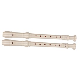CORHAD 2pcs Soprano Recorder for Beginners Resin Music Instrument for Adults Melodious for Music Education Practice