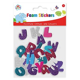 Stickers - Letters en Cijfers Foam Stickers Glitter (1 Toys)