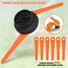 ERGIT Plastic Blades Trimmer Head Replacement for Stihl PolyCut 6‑2