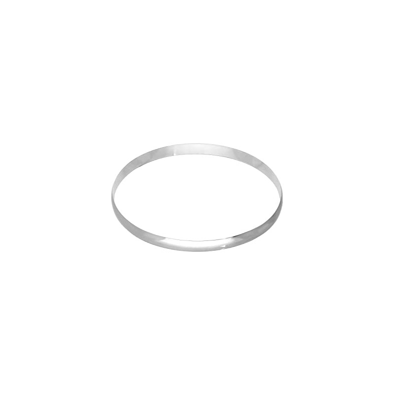 Sterling Silver Plain Round 65mm Bangle