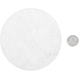 Playfully Ever After 5 Inch White 15pc Stiff Felt Circles