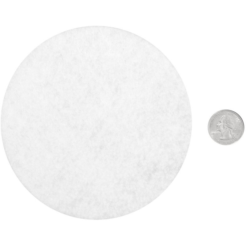 Playfully Ever After 5 Inch White 15pc Stiff Felt Circles