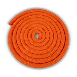 HAEST Skipping rope for children and adults, 3.00 m length, orange, 120 g weight, ideal for school and club sports, robust and adjustable