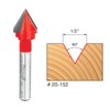 Freud 1/2" (Dia.) V Grooving Bit with 1/4" Shank (20-152)