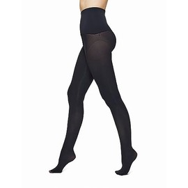 HUE Women's Tights with Yoga Waistband, Black, 2