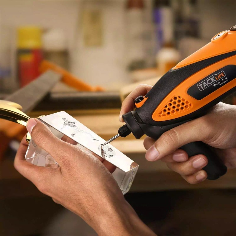 TACKLIFE Rotary Tool Kit Variable Speed with Flex shaft, 80