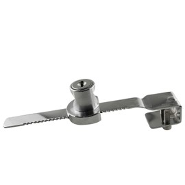 Sliding Glass Door Ratchet Lock JCBIZ 2-Pack Large Size Glass Lock Terrarium Showcase Display Case Cabinet Sliding Glass Push Door Locks with Keys Furniture Hardware Universal Key Type Sawtooth Lock