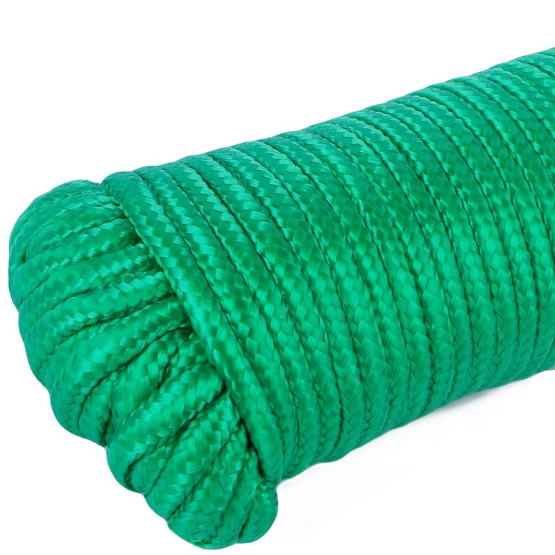 PerkHomy 90 ft 14 inch (7mm) Nylon Poly Rope Flag