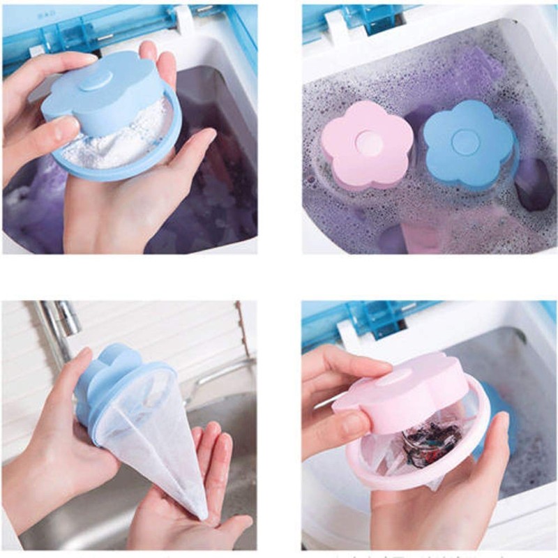 NELF Floating Pet Fur Catcher Reusable Hair Remover Cleaning Tool
