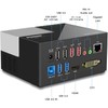 WAVLINK USB 3.0 Universal Laptop Docking Station Dual Video with