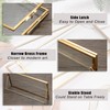 JUXYES 2 Pack Tabletop Business License Frame Brass License Certificate