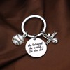 YEEQIN Softball Keychain Gifts For Softball Player Girls Women She