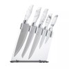 Elle Decor 5-Piece Professional Kitchen Knife Set Marble Handles &