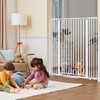 Amibud 51'' Extra Tall Cat Gate Barrier for Doorways Hallways,