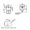 CABLEPELADO Rocker Switch 2 Way 3 Way Switch 3 Pole