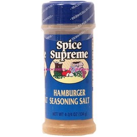 Spice Supreme Hamburger seasoning salt, 4 3/4-oz. shaker