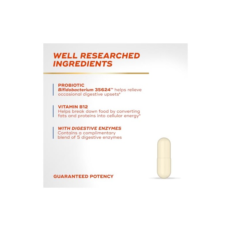 Align Probiotic Cápsulas Suplemento Dietético Probióticos Digestivos Reducir Inflamación Gases